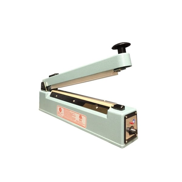 12" KF-Series Hand Sealer w/ 5mm Seal Width w/ Sliding Cutter